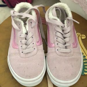 Blush vans sneakers